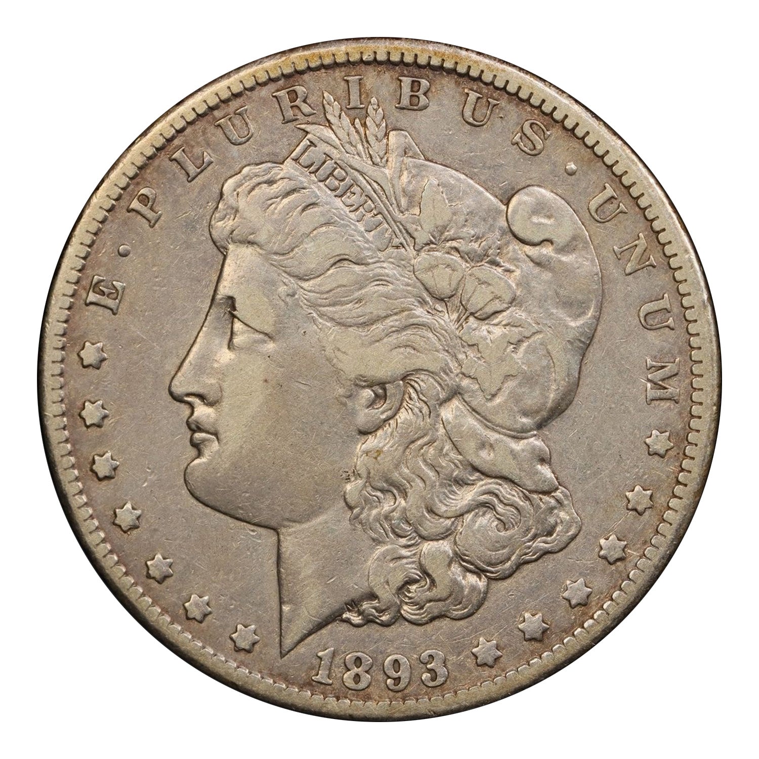 1893-CC Morgan Dollar PCGS VF25
