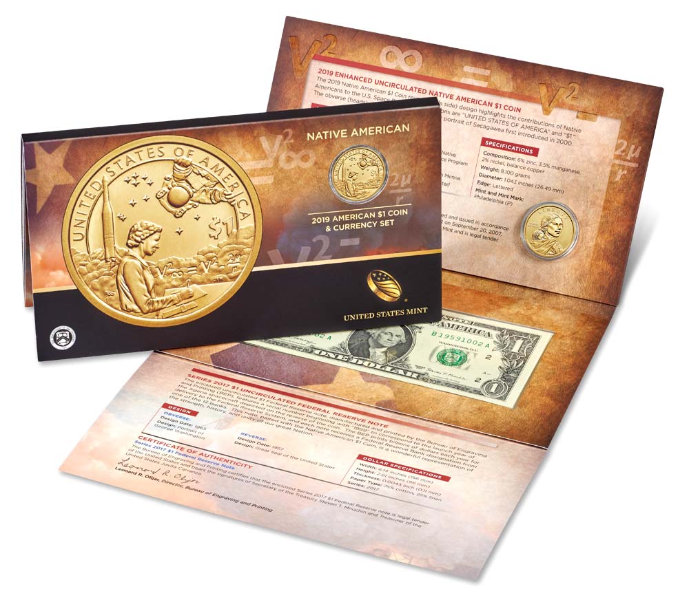 United States Mint to Release Special Set Featuring Native American $1 Coin & $1 Note