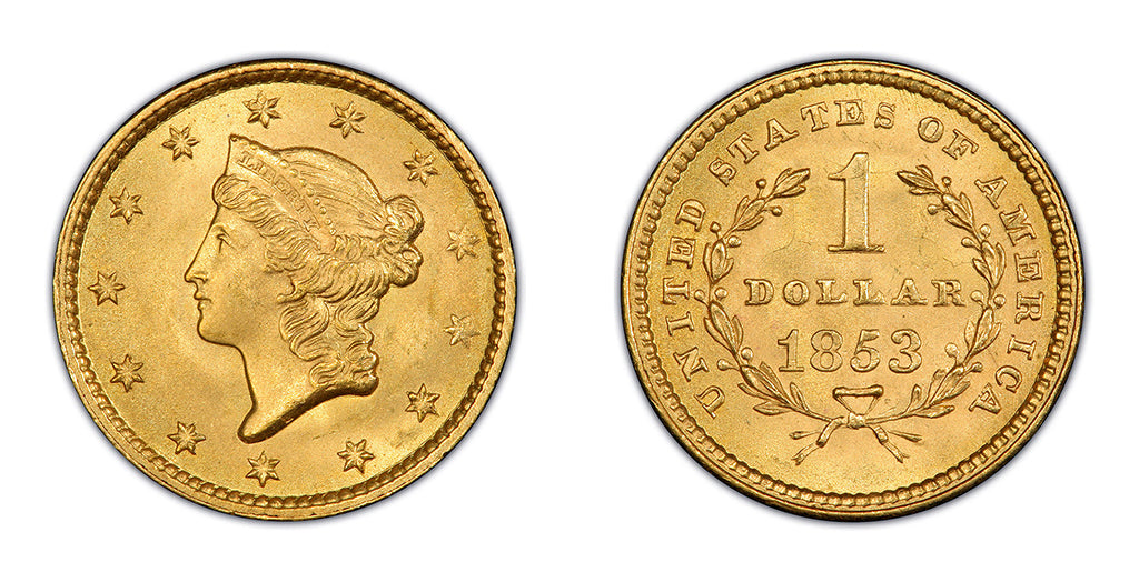 $1 Gold Liberty Head Pieces (Type 1)