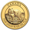 2014 Canada 1/4 oz Gold Arctic Fox Mint State Condition