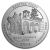 2016-P 5 oz Silver America the Beautiful Quarter, Harpers Ferry, (Burnished)