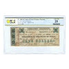 1862-63 $1 State of Texas Treasury Warrant PCGS 25 Very Fine