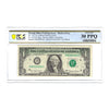 1977-A $1 Small Size Federal Reserve Note Partial Offset Printing PCGS Very Fine 30 PPQ