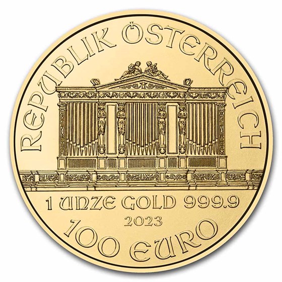 2023 Austria 1 oz Gold Philharmonic Coin Mint State Condition
