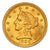 1898 $2.50 Gold Liberty Head Quarter Eagle PCGS MS65