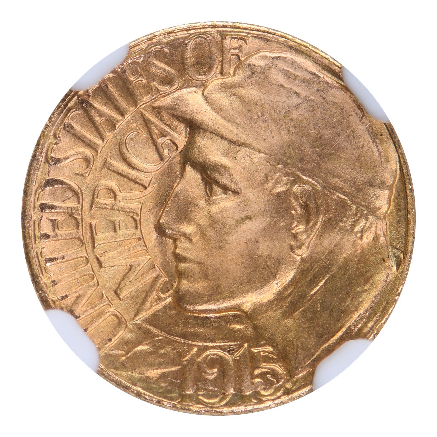 1915 $1 Gold Commemorative Panama-Pacific NGC MS67