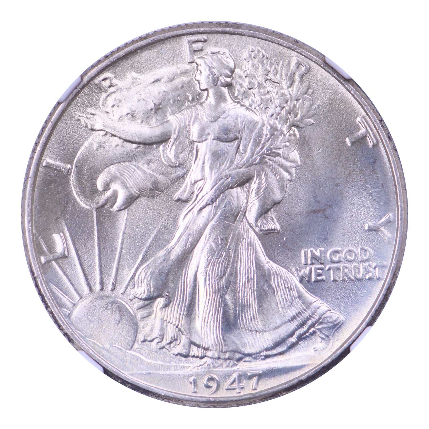 1947 Walking Liberty Half Dollar NGC MS67