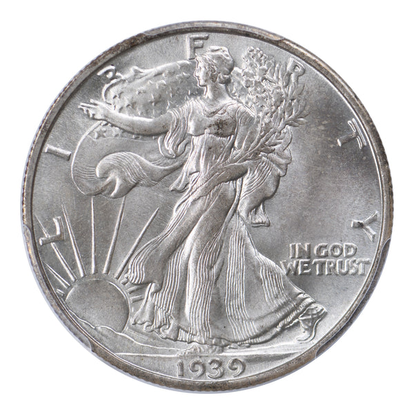 1939-S Walking Liberty Half Dollar PCGS MS67 CAC