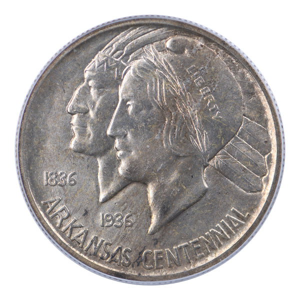 1935-S Arkansas Commemorative Silver Half Dollar PCGS MS65