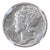 1941 Mercury Dime Mint Error Curved Clip NGC AU55