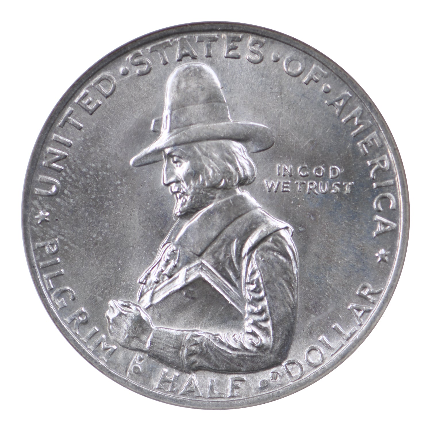 1920 Pilgrim Commemorative Silver Half Dollar NGC MS65