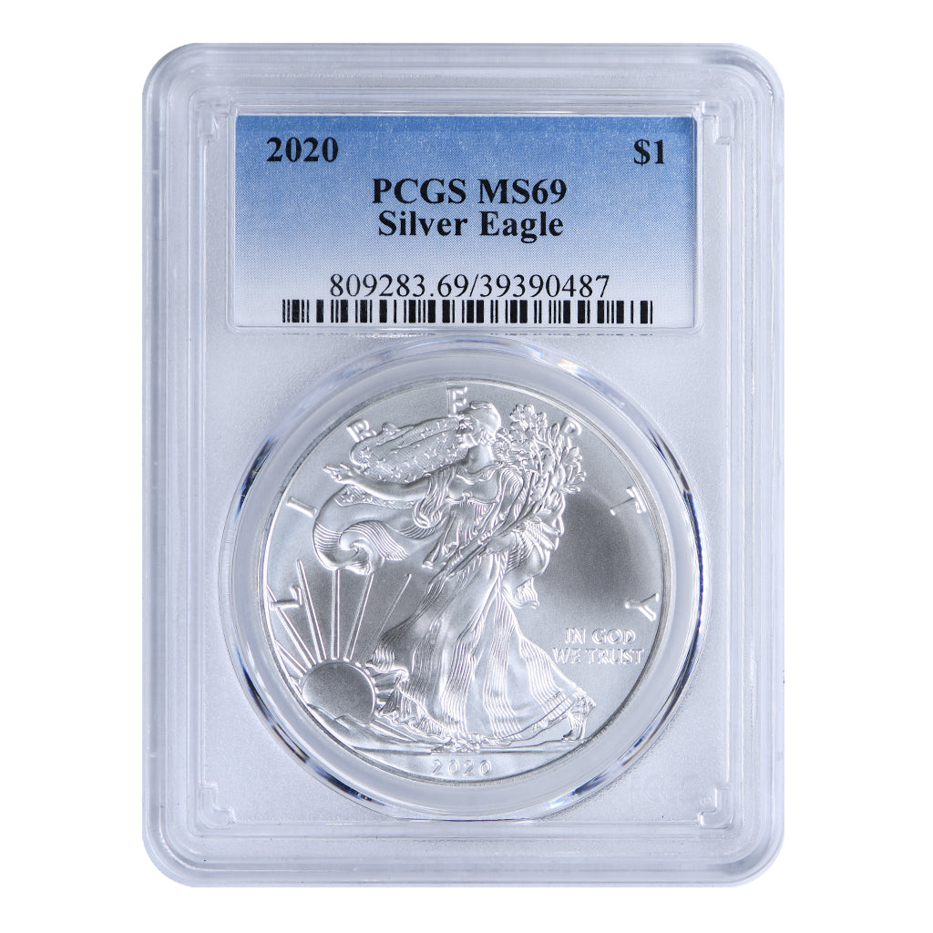 2020 American Silver Eagle PCGS MS69