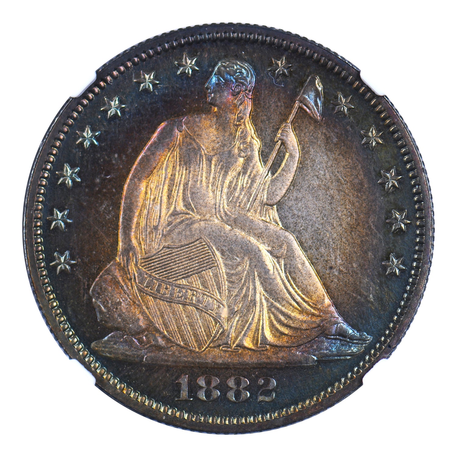 1882 Seated Liberty Half Dollar NGC PF64