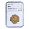 1870 $10 Gold Liberty Head NGC AU55