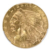 1927 $2.50 Gold Indian Quarter Eagle CAC MS64