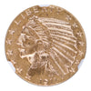 1911-D $5 Gold Indian Half Eagle NGC MS62