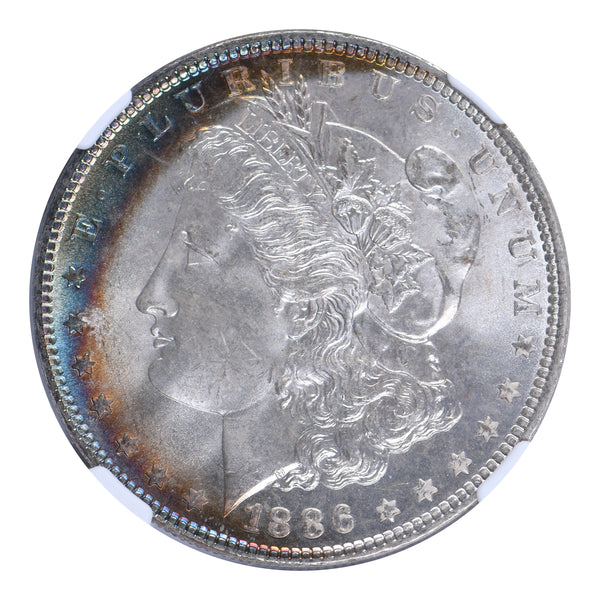 1886 Morgan Dollar NGC MS67+