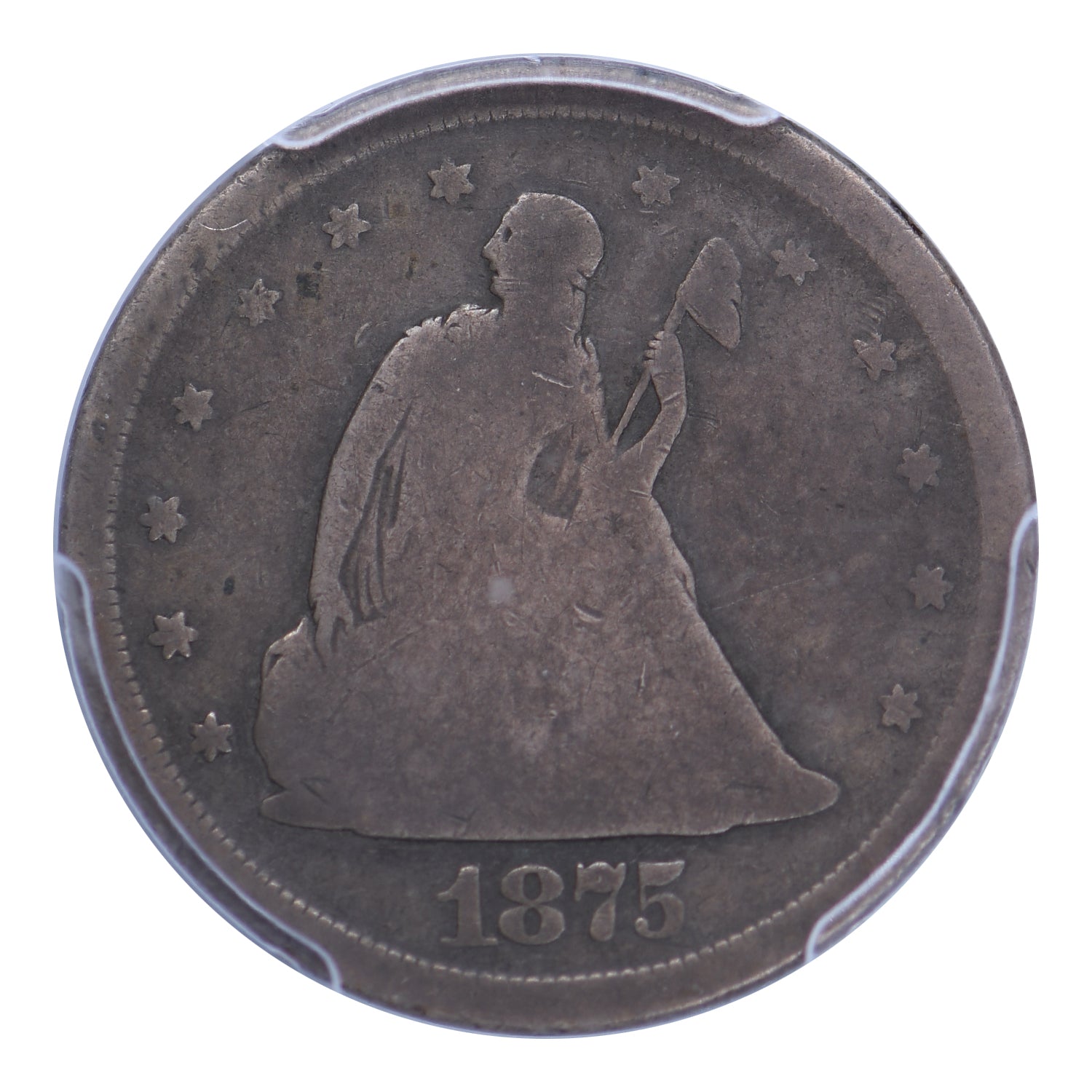 1875-S Seated Liberty Twenty Cent Piece PCGS G06