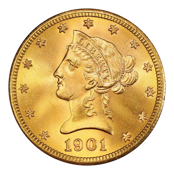 1901-S $10 Gold Liberty Head PCGS MS66+