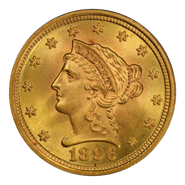1896 $2.50 Gold Liberty Head PCGS MS67