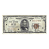 1929 $5 Small Size Federal Reserve Bank Note, New York, NY Circulated Condition