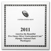 2011-P 5 oz Silver America the Beautiful Quarter, Olympic, (Burnished)