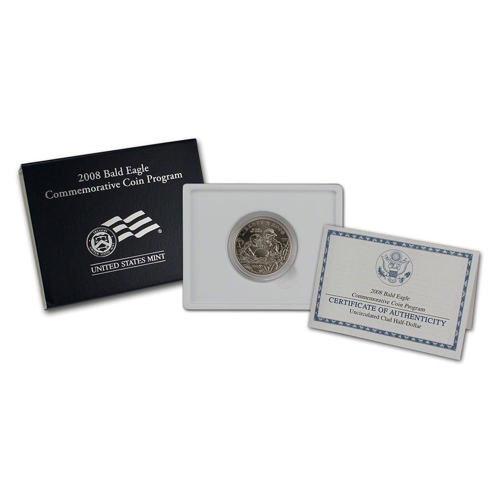 2008-S Bald Eagle Commemorative Clad Half Dollar Mint State