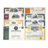 Master Collection of 75 Stock & Bond Certificates: Great American Corporations (1920's - 1970's)