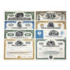 Master Collection of 75 Stock & Bond Certificates: Great American Corporations (1920's - 1970's)