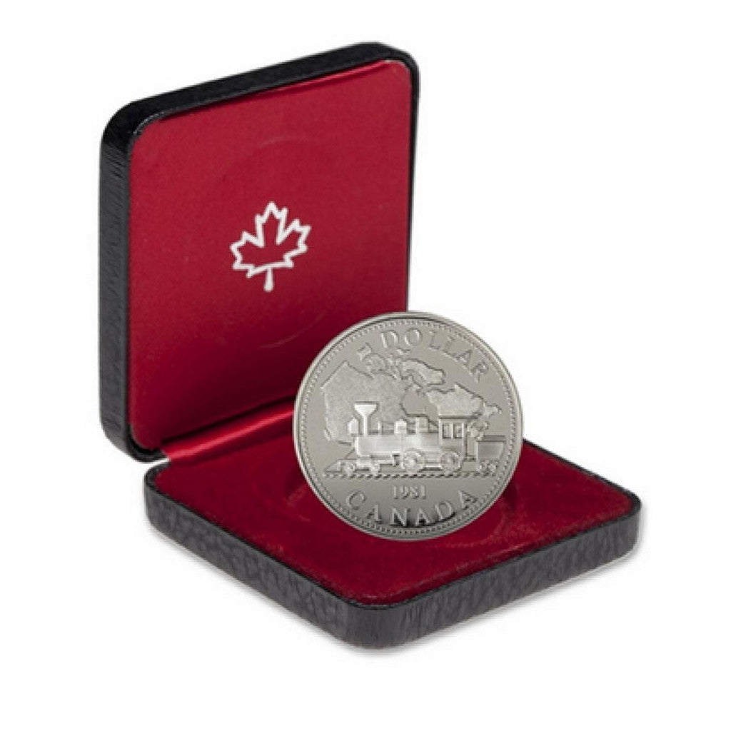 1981 Canada Railroad Canadian Silver Dollar Proof