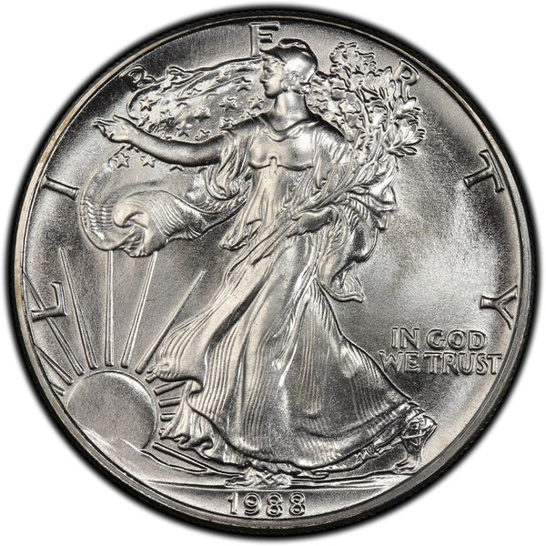 1988 1 oz American Silver Eagle Mint State Condition