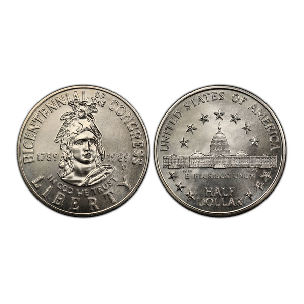 1989-D Congressional Commemorative Clad Half Dollar Mint State