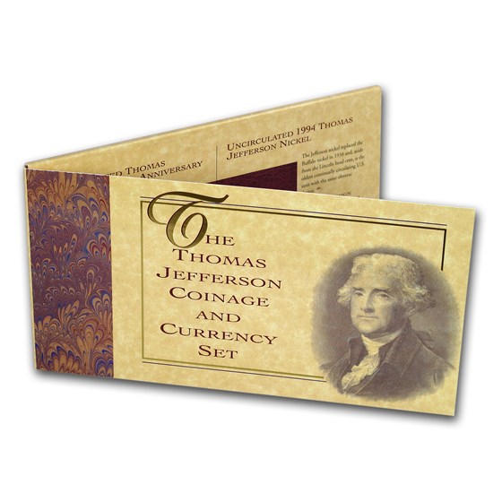 1993 Thomas Jefferson Coin and Currency Set
