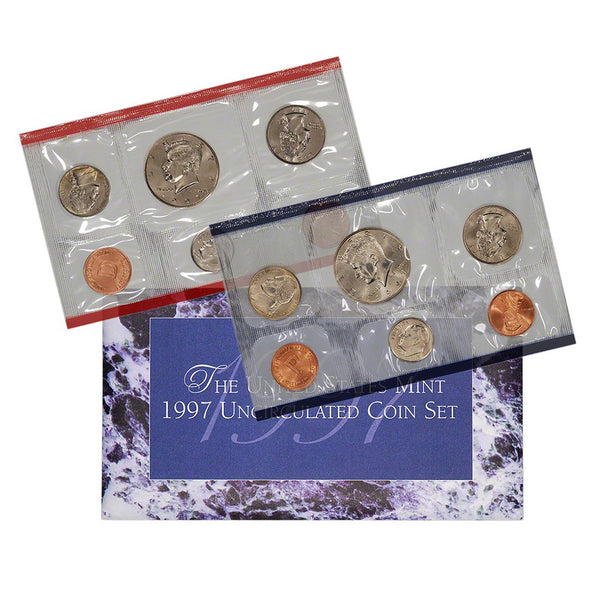1997-P&D U.S. Uncirculated Set: 10-Coin Set in Original Packaging