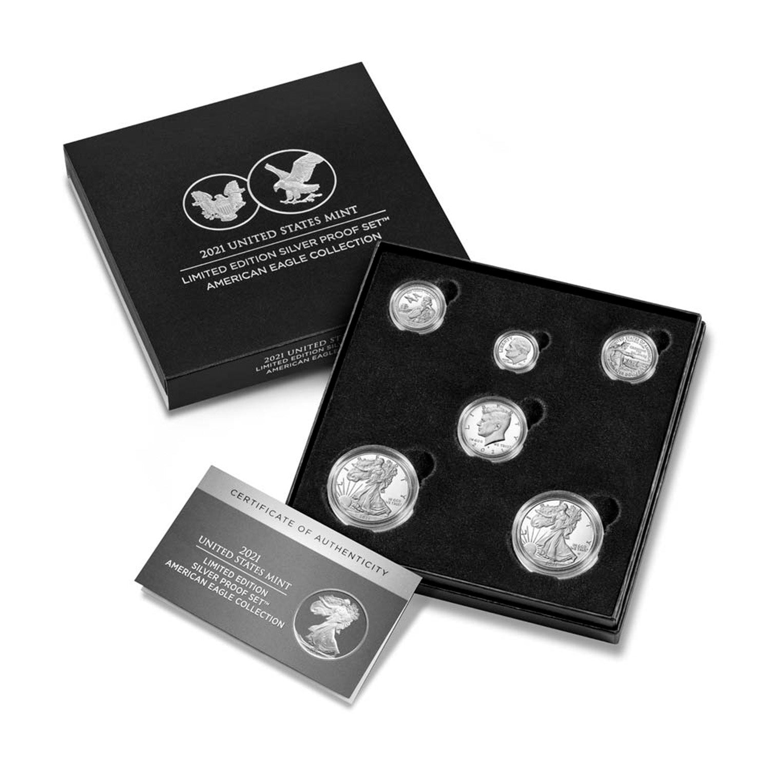 2021 Limited Edition Silver Proof Set - American Eagle Collection