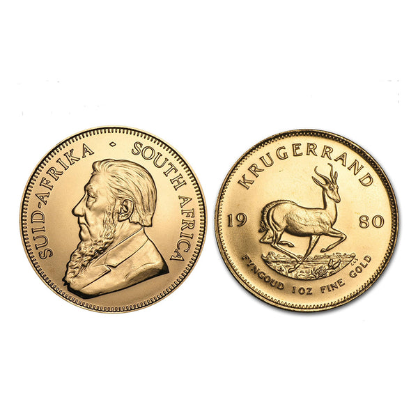 1 oz South African Gold Krugerrand (Year Varies)