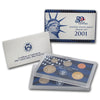 2001-S U.S. Clad Proof Set: Complete 10-Coin Set, with Box and COA