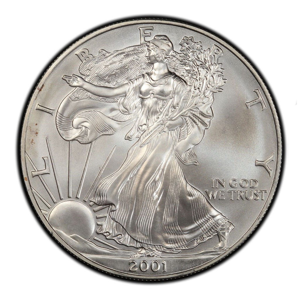 2001 1 oz American Silver Eagle Mint State Condition