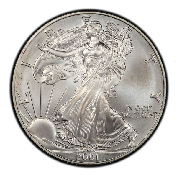 2001 1 oz American Silver Eagle Mint State Condition