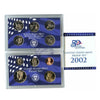 2002-S U.S. Clad Proof Set: Complete 10-Coin Set, with Box and COA