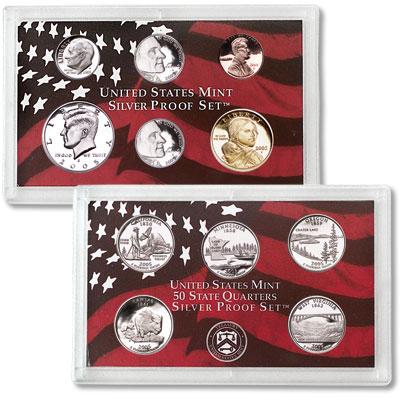 2005-S U.S. Silver Proof Set: Complete 11-Coin Set, with Box and COA