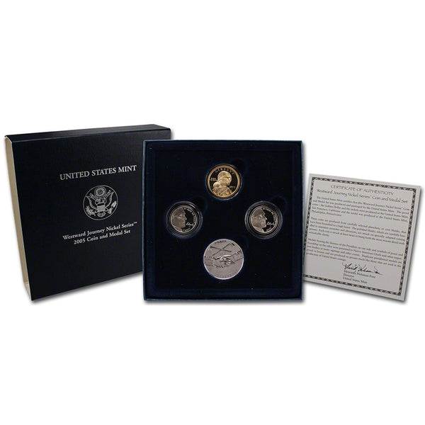 2005 Westward Journey Nickel Series Coin and Medal Set