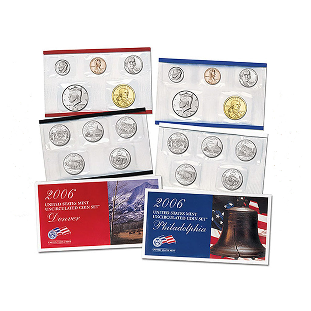 2006-P&D U.S. Uncirculated Set: 20-Coin Set in Original Packaging