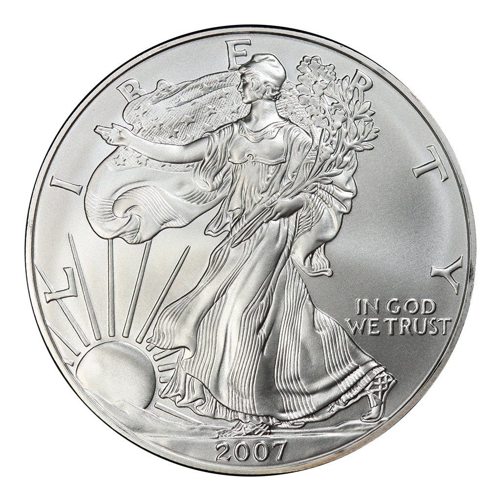 2007 1 oz American Silver Eagle Mint State Condition