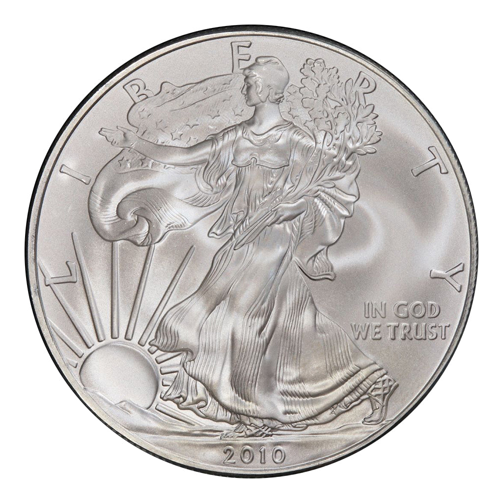 2010 1 oz American Silver Eagle Mint State Condition