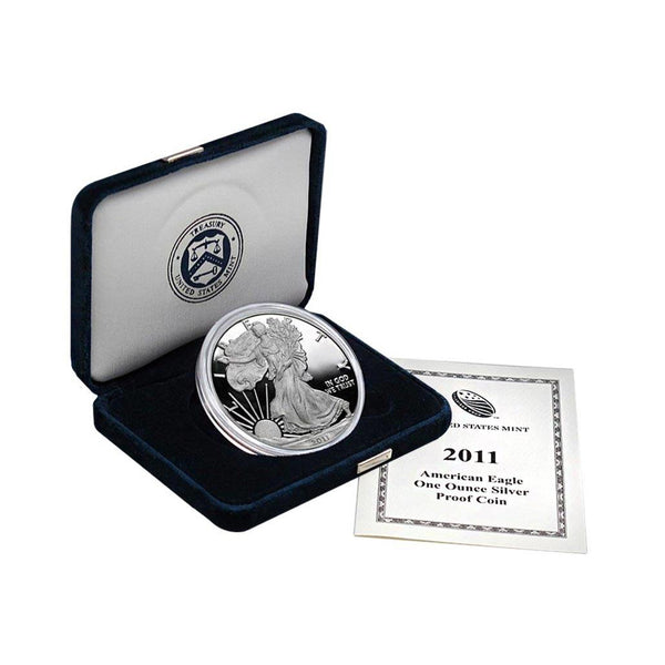 2011-W 1 oz American Silver Eagle Proof With Box and COA