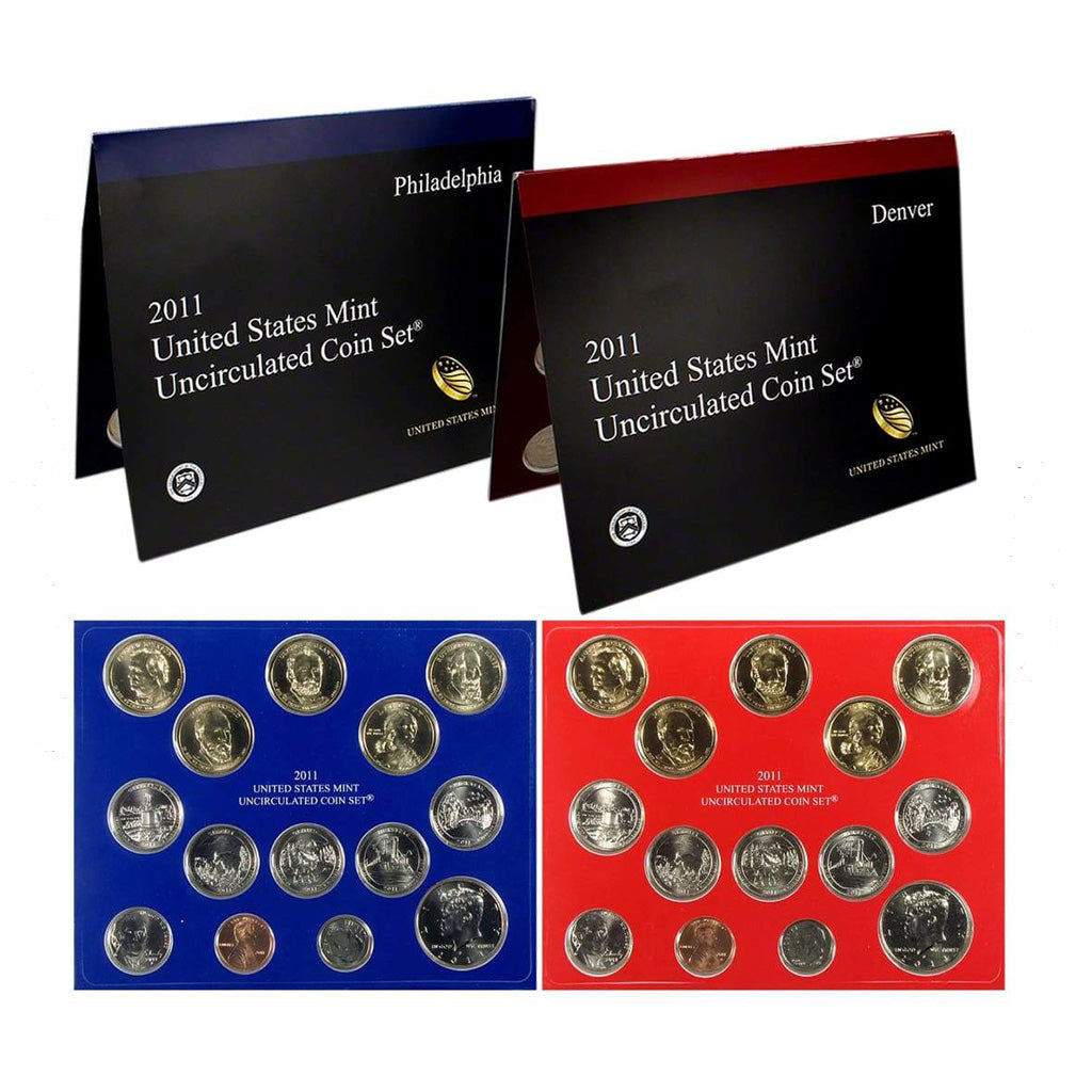 2011-P&D U.S. Uncirculated Set: 28-Coin Set in Original Packaging
