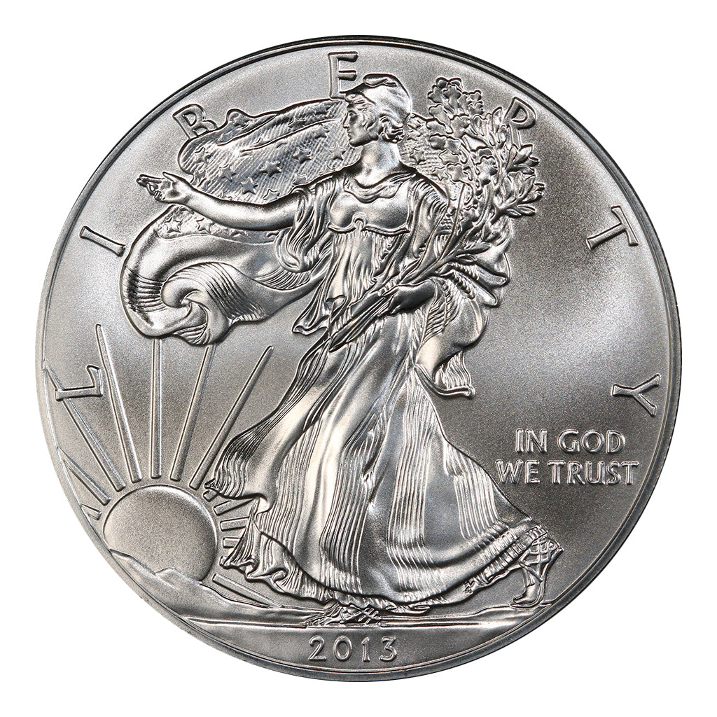 2013 1 oz American Silver Eagle Mint State Condition