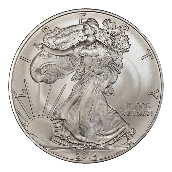 2014 1 oz American Silver Eagle Mint State Condition