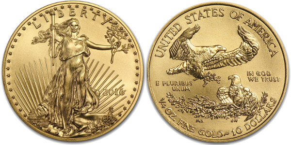 1/4 oz American Gold Eagle (Year Varies) (1986-2022)
